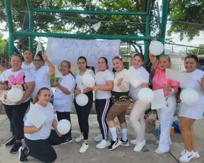 ¡Zumba por la Paz! Sonia y sus alumnas piden un Culiacán más seguro a través del baile