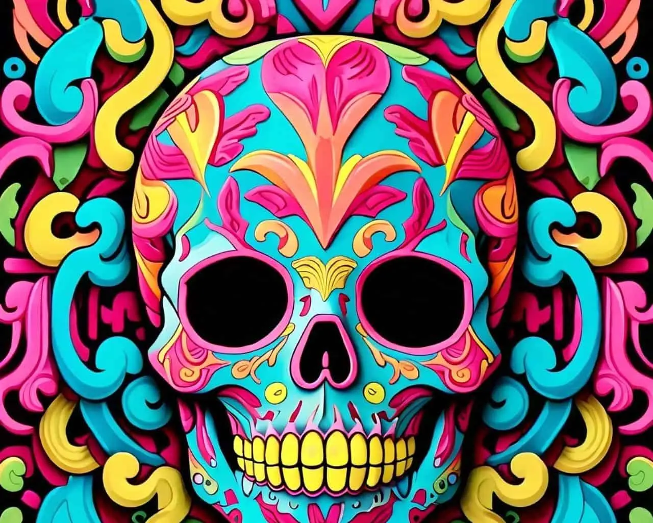 Diseños de calaverita a través de la IA en WhatsApp. Foto: Tus Buenas Noticias