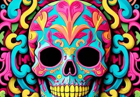 Cómo crear diseño calaveritas con Whatsapp