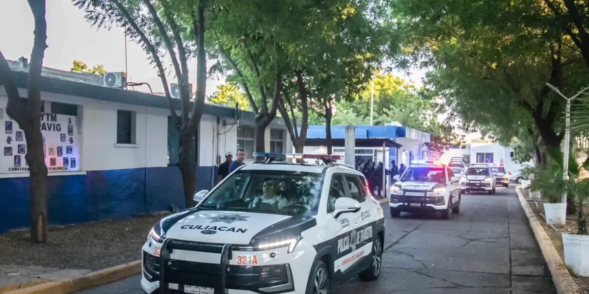 Policías y tránsitos municipales de Culiacán ya se encuentran cuidando las calles de Culiacán.