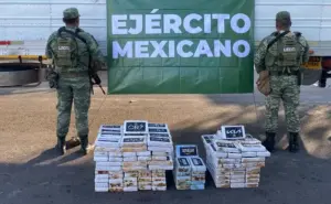 Ejército Mexicano incauta 936 kilogramos de posible cocaína en Sonora