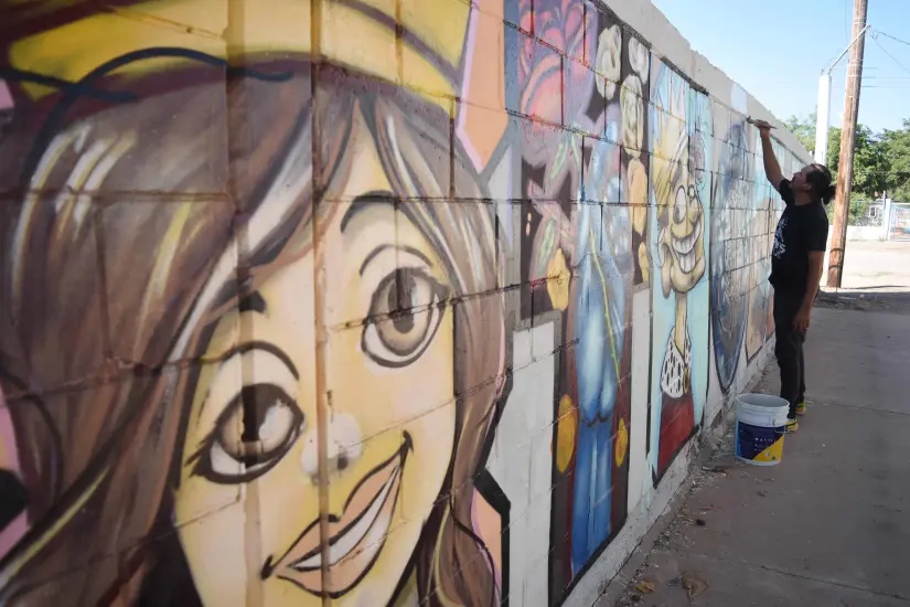 El mural de El Castillo es una representación de la identidad de su gente.