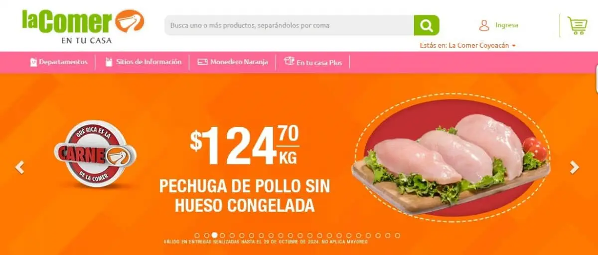 Miércoles de Plaza en La Comer y Fresko: ofertas del 30 de octubre