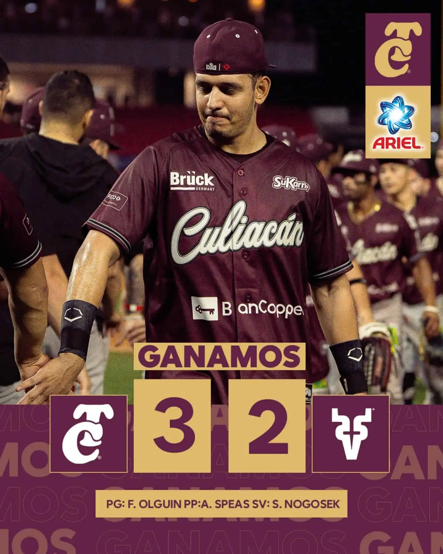 Tomateros vence 3-2 a Venados | Imagen: Tomateros