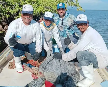 Pescadores y Pescadoras de La Reforma participan en la conservación inteligente con el monitoreo de la tortuga marina