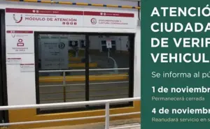 Informa SEDEMA suspensión del servicio y horarios especiales para 1 y 2 de noviembre en AAC y Centros de Verificación Vehicular