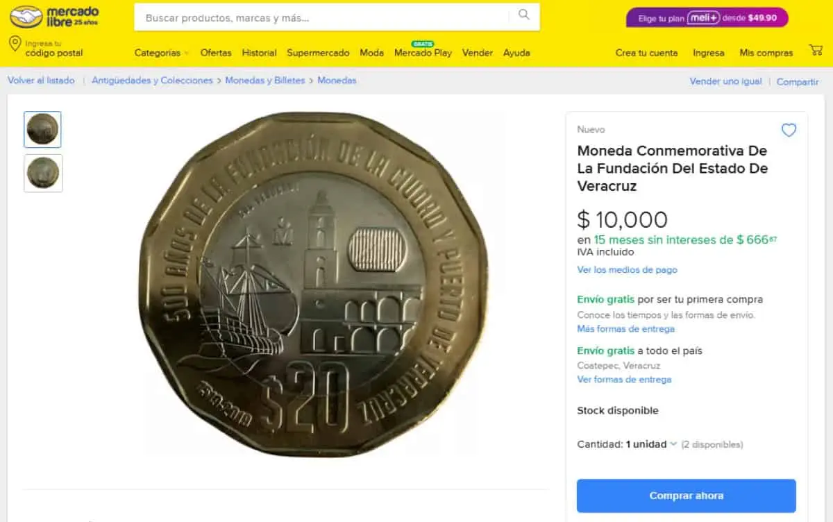 Monedas caras en venta que no pueden faltar en tu colección