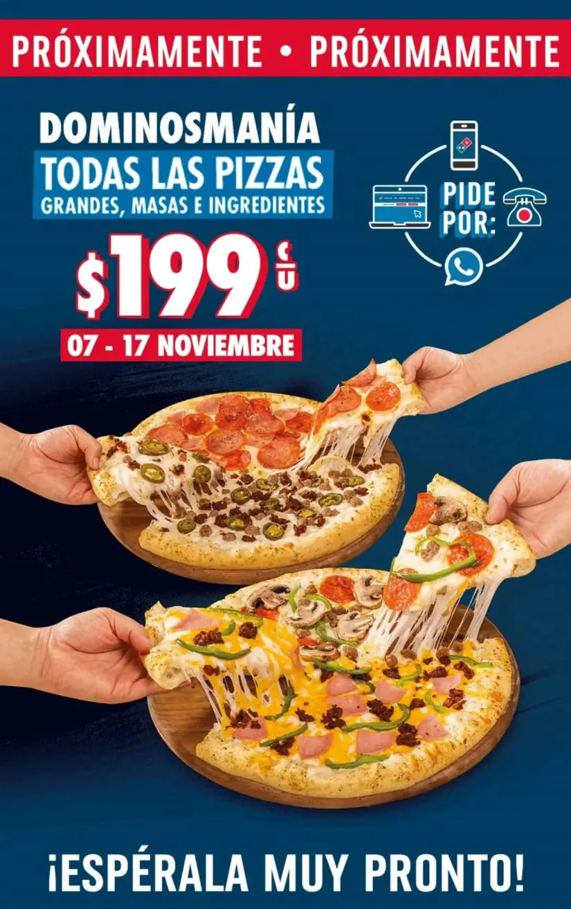 Dominosmanía de Domino’s Pizza noviembre 2024: fechas y promociones