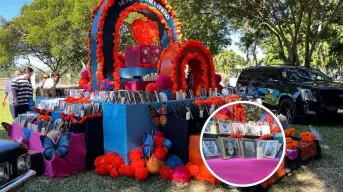 Horarios de misas y para ver el Altar de Muertos gigante en el  Parque San Martín, en Culiacán