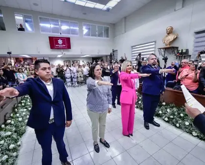 Rinde protesta la nueva alcaldesa de Mazatlán, Estrella Palacios y su equipo de trabajo