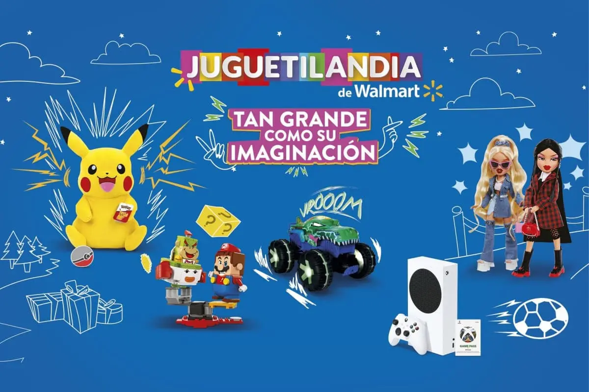 Consigue tus regalos navideños a precios bajos en Juguetilandia. Imagen: Walmart