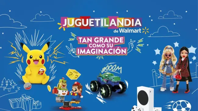 Consigue tus regalos navideños a precios bajos en Juguetilandia. Imagen: Walmart
