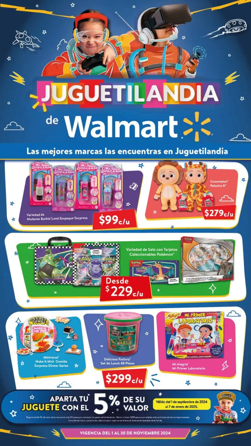 Walmart: promociones de Juguetilandia de noviembre 2024