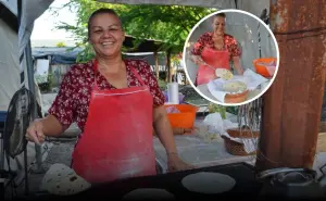 ¡Con fe y amor, todo se logra! María de Jesús, conquista paladares con sabrosas tortillas de harina hechas a mano en la Miguel de la Madrid en Culiacán