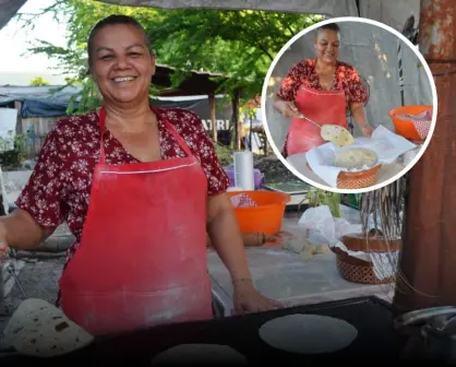 ¡Con fe y amor, todo se logra! María de Jesús, conquista paladares con sabrosas tortillas de harina hechas a mano en la Miguel de la Madrid en Culiacán