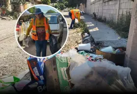 ¡Detrás de cada tianguis, una labor invisible! Abelardo, el guardián de la limpieza en el mercado sobre ruedas 5 de Febrero en Culiacán