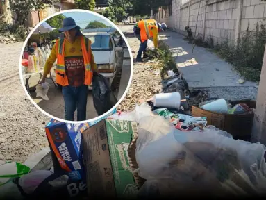 ¡Detrás de cada tianguis, una labor invisible! Abelardo, el guardián de la limpieza en el mercado sobre ruedas 5 de Febrero en Culiacán