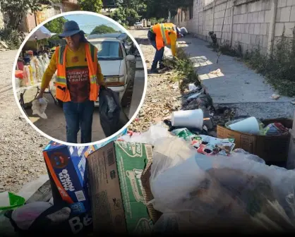 ¡Detrás de cada tianguis, una labor invisible! Abelardo, el guardián de la limpieza en el mercado sobre ruedas 5 de Febrero en Culiacán