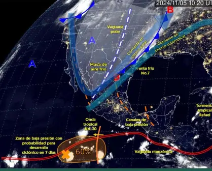 Frente frio: así afectara al clima de Sinaloa