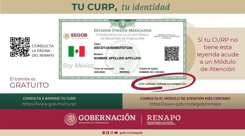 CURP: cómo tramitarla gratis