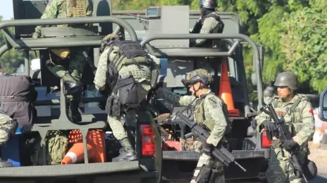 Elementos del Ejército Mexicano.
