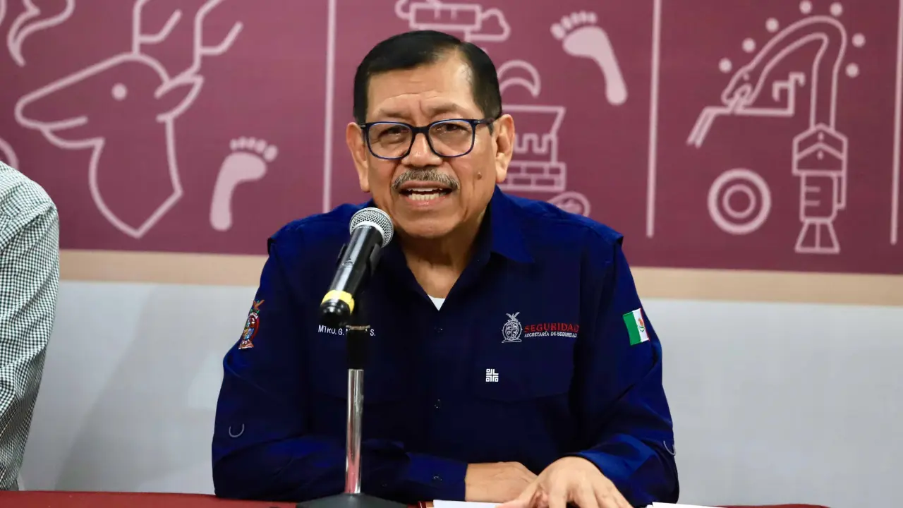 Secretario de Seguridad Pública de Sinaloa, Gerardo Mérida Sánchez.
