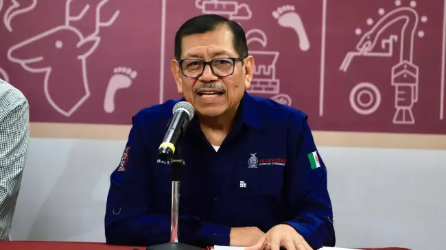 Secretario de Seguridad Pública de Sinaloa, Gerardo Mérida Sánchez.