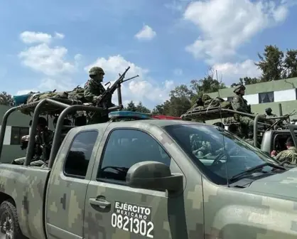 Ejército Mexicano, Guardia Nacional y Policía Estatal, detienen a 7 personas en Nayarit y decomisan armamento