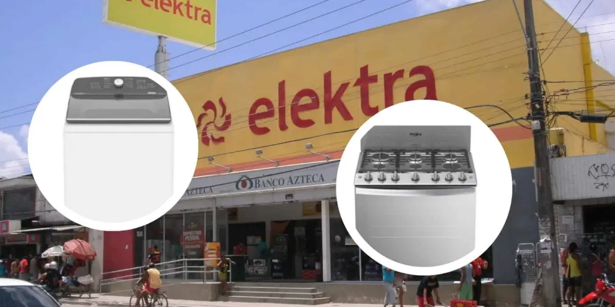 Elektra adelanta las ofertas del Buen Fin en estufas y lavadoras. Foto: Cortesía