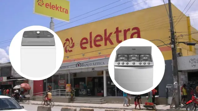 Elektra adelanta las ofertas del Buen Fin en estufas y lavadoras. Foto: Cortesía