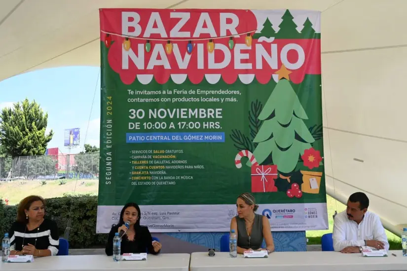 Invitan a unirse al Bazar Navideño en Querétaro