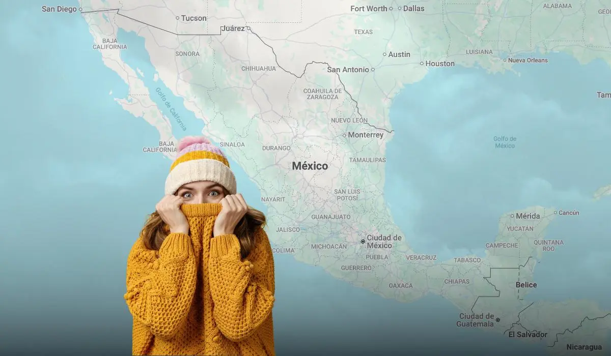 Frente frio número 8 en México estados afectados por bajas temperaturas.