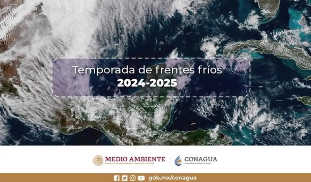 ¿Cuántos frentes fríos se esperan para esta temporada 2024-2025?