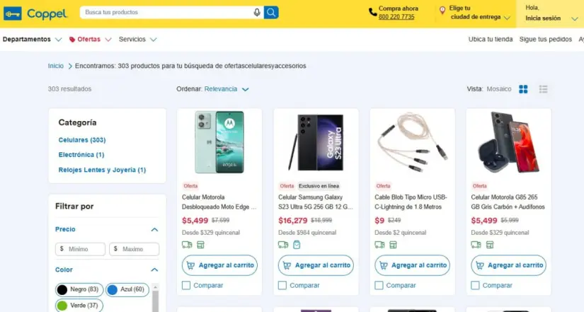 Coppel se adelanta al Buen Fin 2024 con estas ofertas en celulares