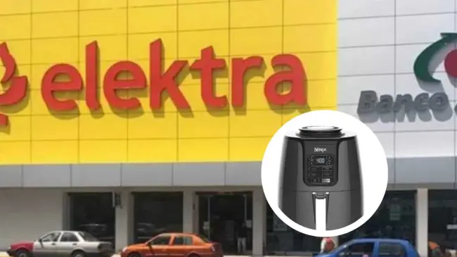 Elektra pone en oferta varias freidoras y microondas. Foto: Cortesía