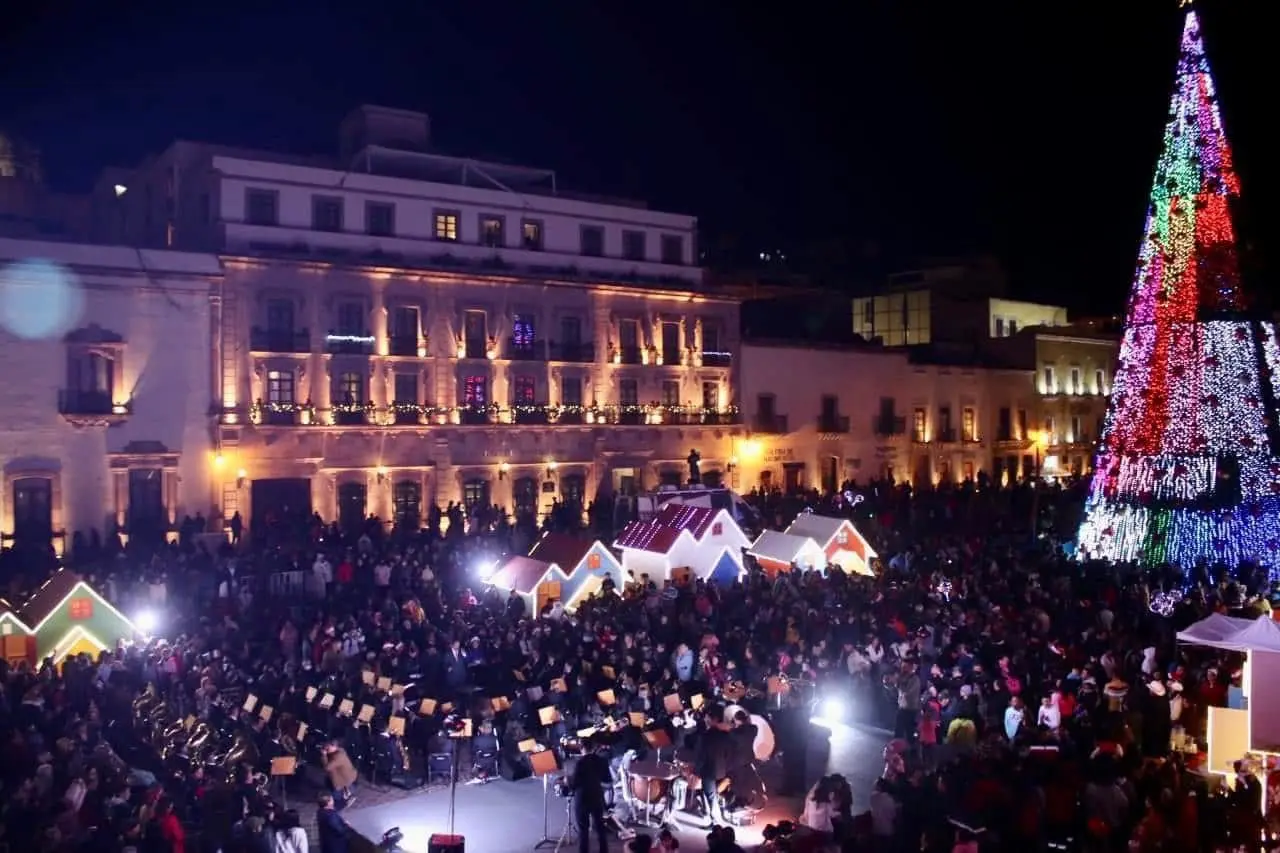 Se espera que miles de personas visiten las Villas Navideñas durante la temporada decembrina en Zacatecas. Foto: Cortesía