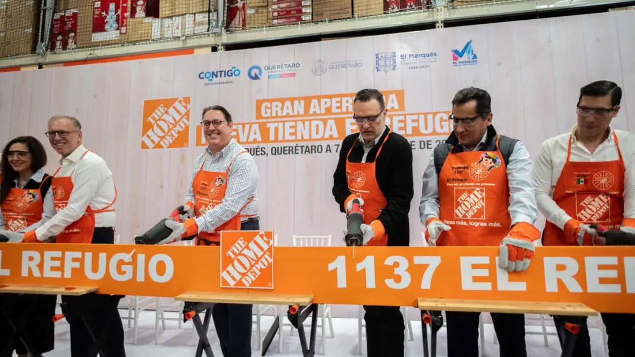 The Home Depot abre sus puertas en El Marqués, Querétaro. Foto: Cortesía