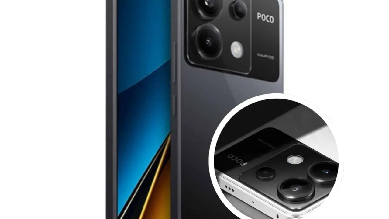 El celular Poco X6 viene con pantalla AMOLED. Foto; Cortesía