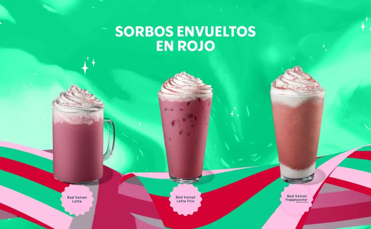 Descubre los sabores navideños con las nuevas bebidas de Starbucks. Foto: Starbucks México