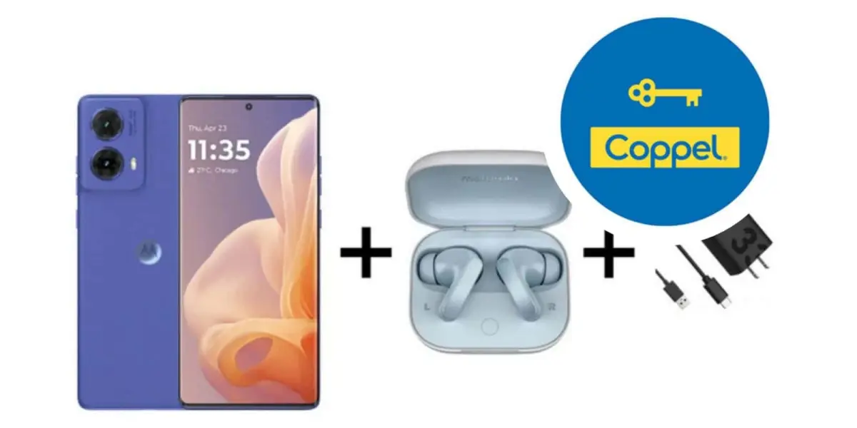 Moto G85 + Moto Buds, podrían ser una opción para regalar esta Navidad. Foto: Cortesía