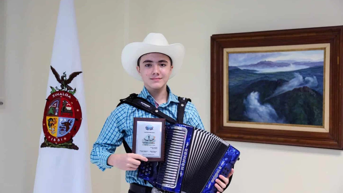 Diego Salazar de Sinaloa. gana concurso a nivel nacional- Foto: Cortesía