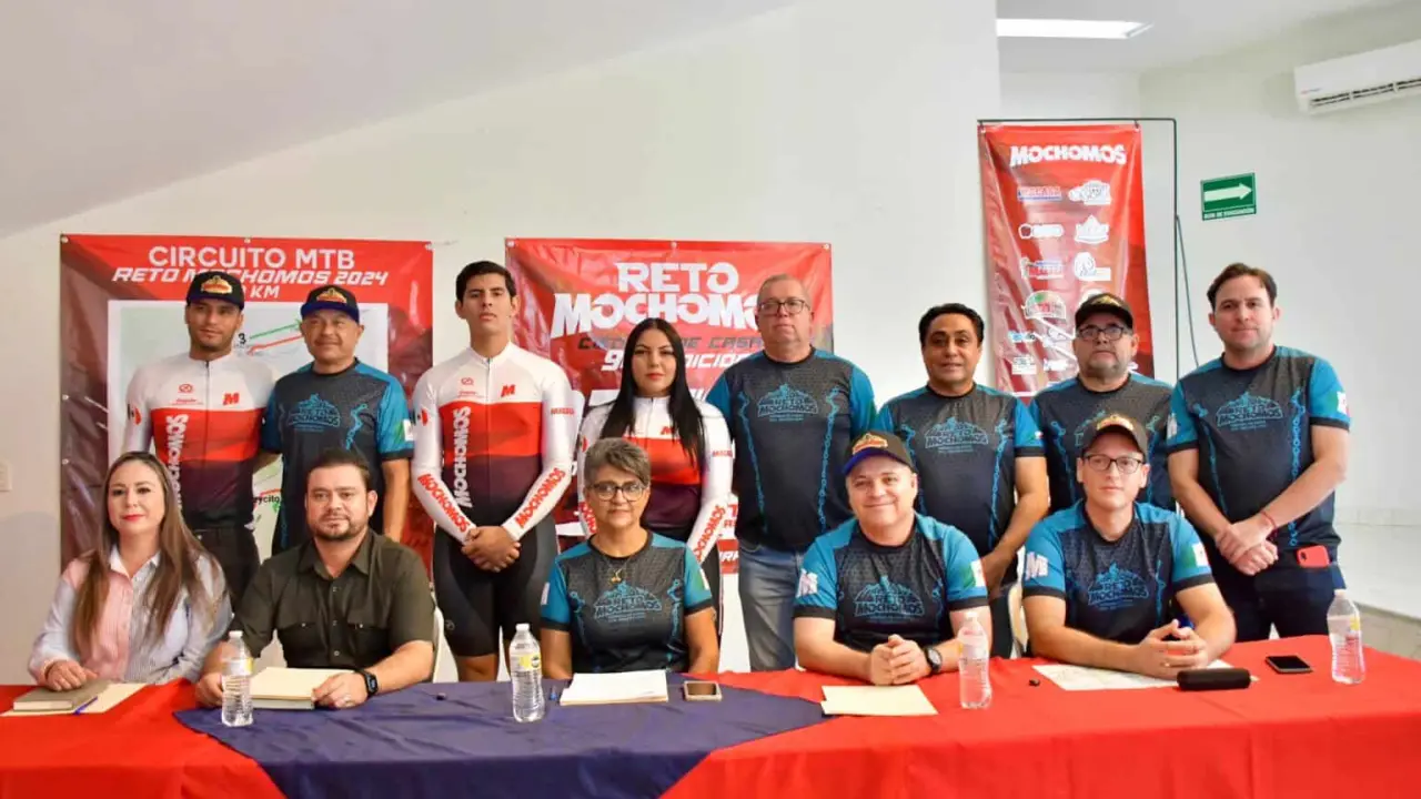 Circuito Ciclista Mochomos 2024, en Salvador Alvarado. Foto: Cortesía