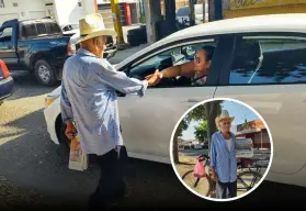 A sus 84 años, Simón continúa su labor diaria en bicicleta en Culiacán, demostrando que la edad no es un impedimento para trabajar