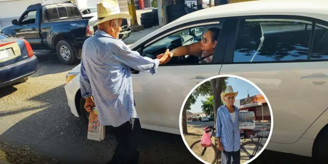 A sus 84 años, Simón continúa su labor diaria en bicicleta en Culiacán, demostrando que la edad no es un impedimento para trabajar