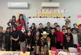 La primaria Belisario Domínguez en Culiacán celebra el ´Día de Muertos´ con respeto y alegría