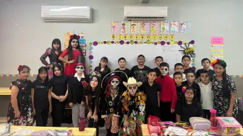 La primaria Belisario Domínguez en Culiacán celebra el ‘Día de Muertos’ con respeto y alegría