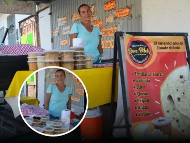 ¡Puro sabor casero! Con tortillas de harina y guisos, Mélida conquista corazones en Culiacán