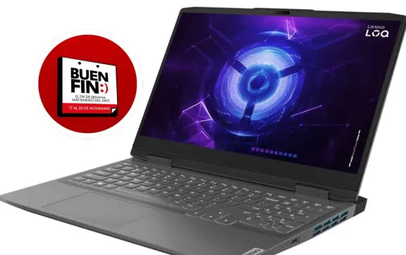 Buen Fin en Coppel: Laptop Gamer Lenovo LOQ con oferta irresistible