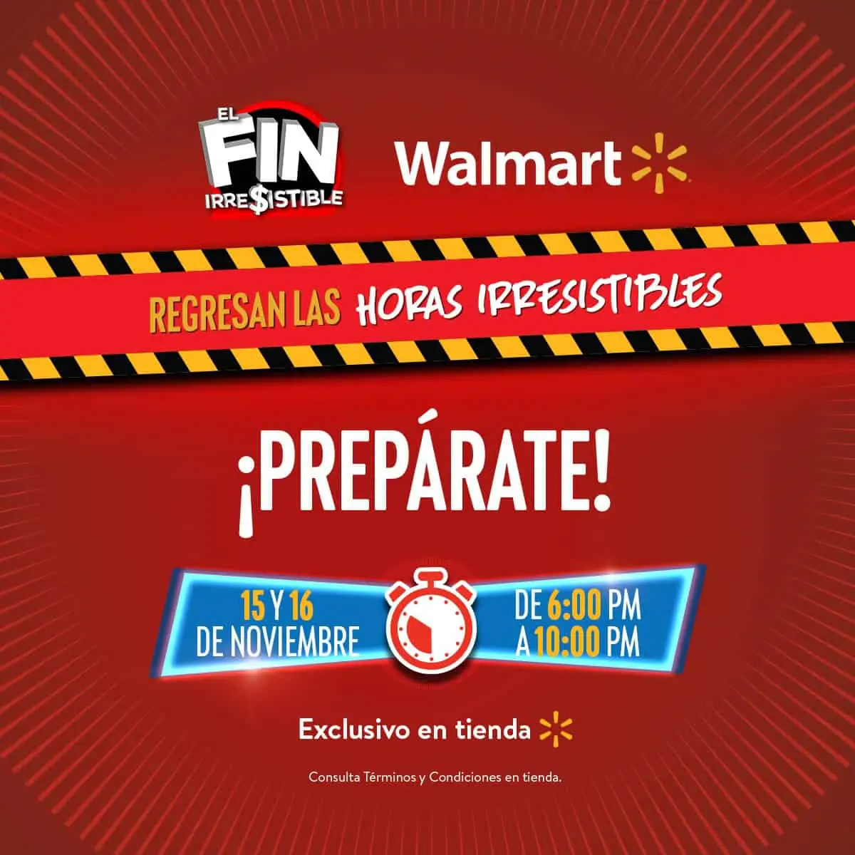 Fin Irresistible 2024: Walmart lanzará sus mejores ofertas de 'Horas Irresistibles' 