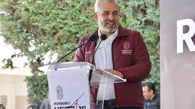 Alfredo Ramírez Bedolla, gobernador de Michoacán.